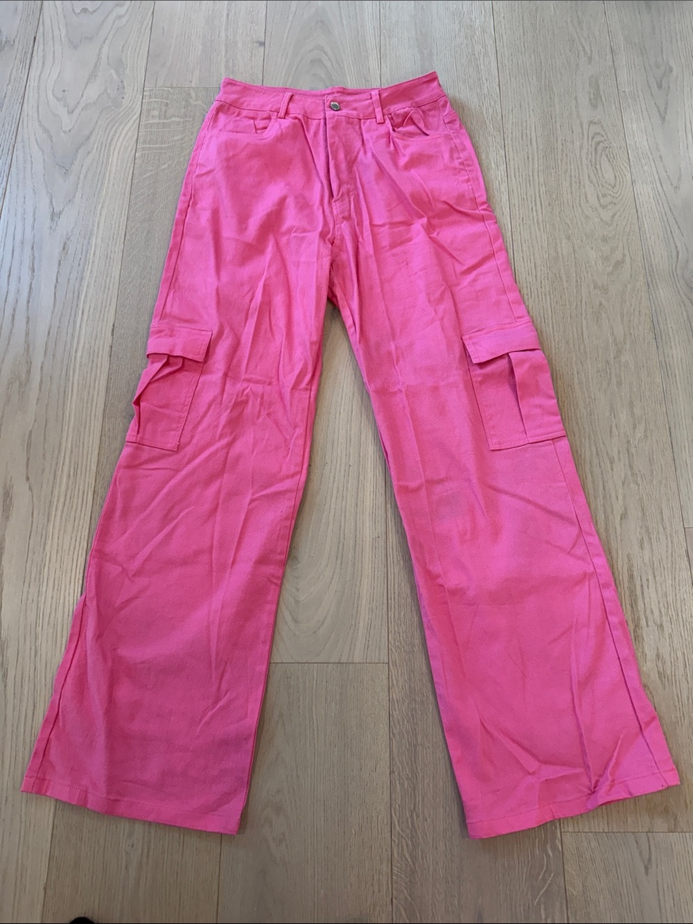 Bailey Rose Pink Carpenter Bottoms Size Medium